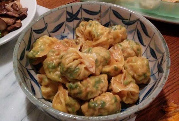 Pork and shrimp dumplings