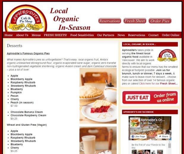 aphrodite's cafe and bakery
