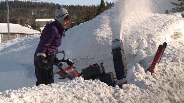 Corner Brook snowstorm snowblower