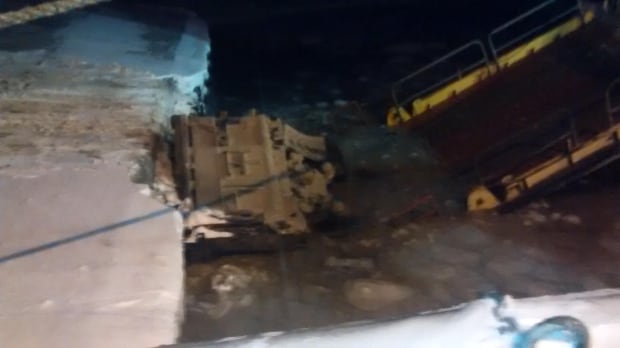 Dean Snow dump truck accident Change Islands ferry