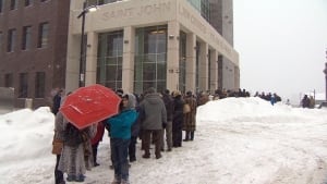 Dennis Oland sentencing, supporters