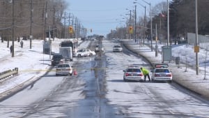 Tobermory Finch Ave W fatal collision ped struck