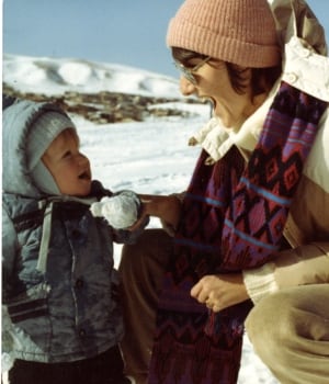 A Mother's Reckoning Image - Sue and Dylan in the snow