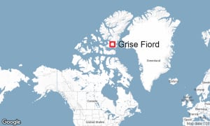 Grise Fiord map