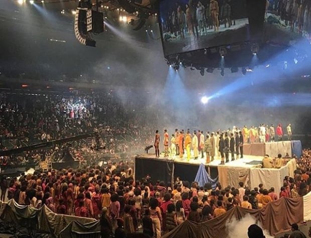 Yeezy fashion Madison Square Gardwn