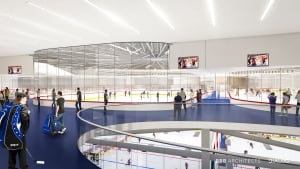 Northlands Ice Coliseum inside rendering