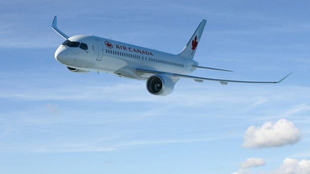 C series in Air Canada colours