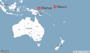 Nauru and Manus Islands