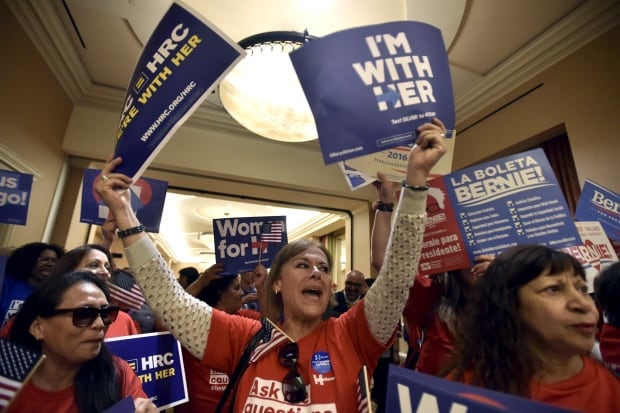USA ELECTION DEMOCRATIC SUPPORTERS
