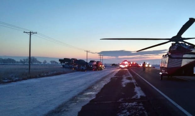 Air ambulance near Borden, Sask.