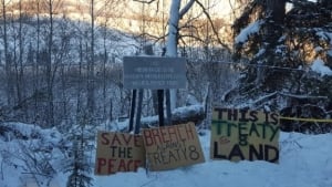 Site C protest camp
