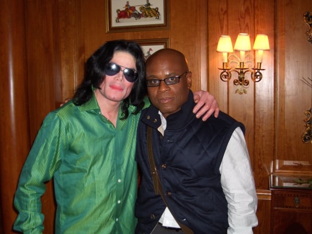 Michael Jackson and L.A. Reid