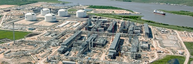Sabine Pass LNG Terminal in Louisiana