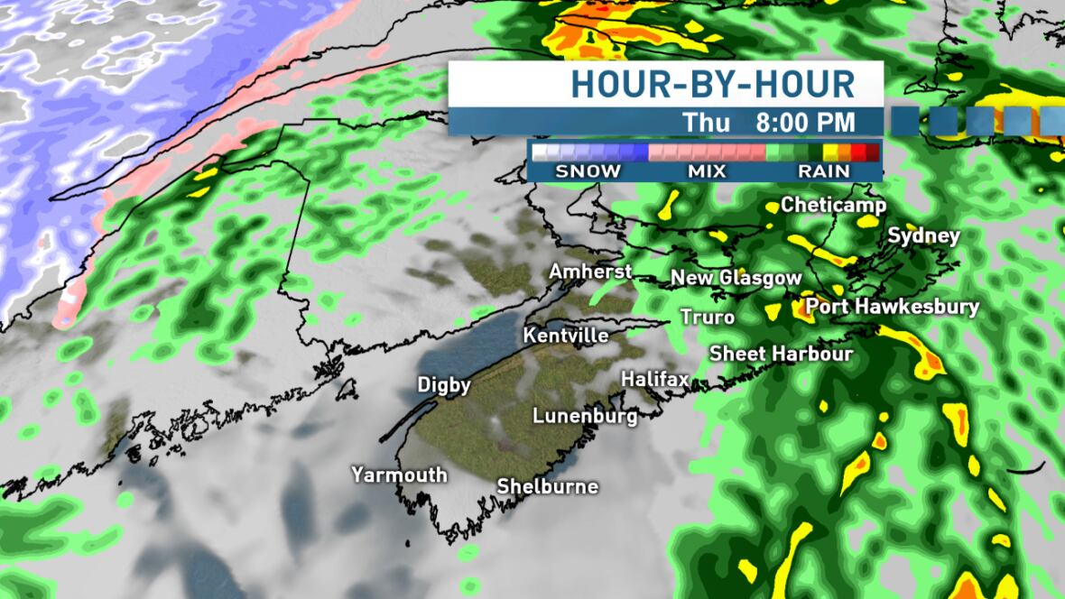 Nova Scotia has a soggy evening in store after mild temperatures CBC News
