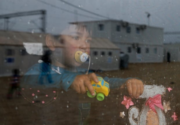 WIP EUROPE-MIGRANTS MACEDONIA Serbia border Feb 24 2016
