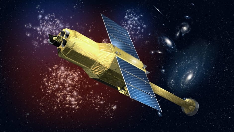 Artist's impression of the Hitomi telescope.