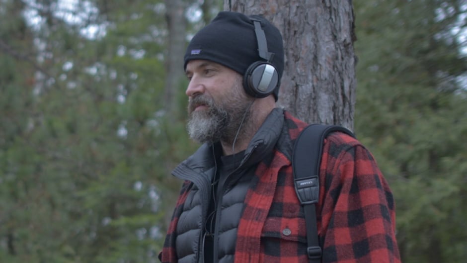 SKS host David Ridgen in the field