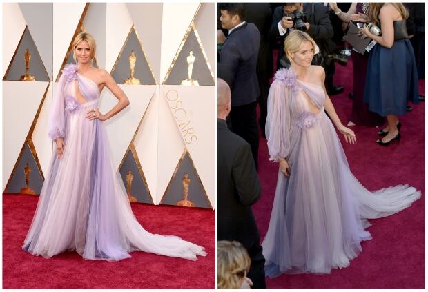 Heidi Klum Oscars 2016 red carpet by Jason Merritt and Mark Davi