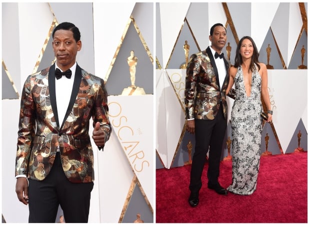 Orlando Jones Oscars 2016 red carpet by Valerie Macon and Freder