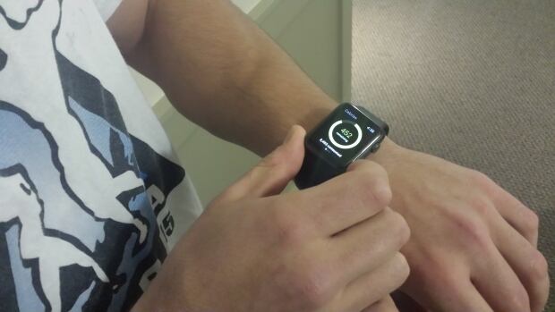 Smartwatch fitness app
