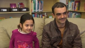 Hala Alhariri and her dad Ammar Alhariri