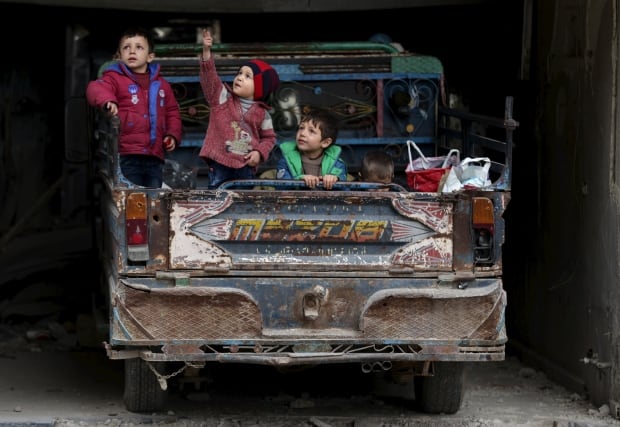 syria civil war ceasefire Douma Damascus March 2 2016