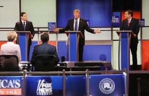Trump Rubio Cruz debate