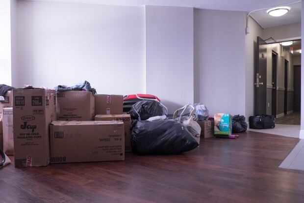 Canadian government-sponsored Syrian refugees apartment