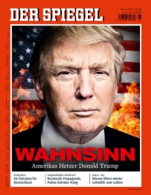 Cover of Der Spiegel - Trump