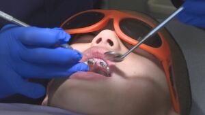 Syrian child dentist