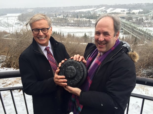 Rob Marchak hands heritage piece