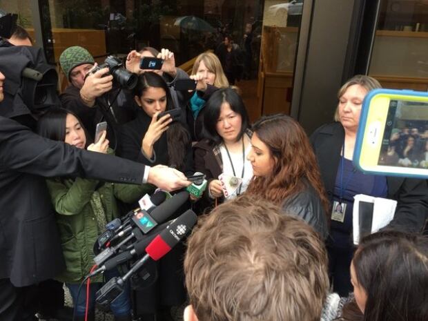 Roseleen Batalia outside court