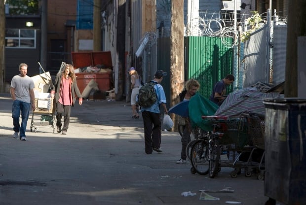 homeless Vancouver downtown eastside
