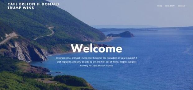 Cape Breton if Trump Wins