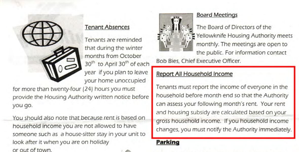 Yellowknife Housing Authority's newsletter behind the times on