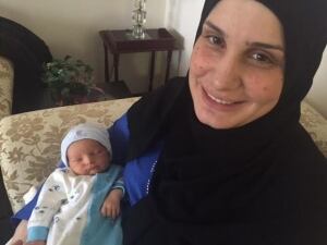 Zain and his mom Naima Mohammad Falah