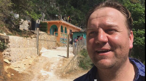 Josh Oulton visits his workers in Jamaica