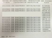 richmond rcmp distracted driving