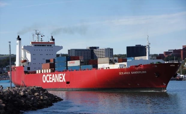 Oceanex cargo ship Sanderling
