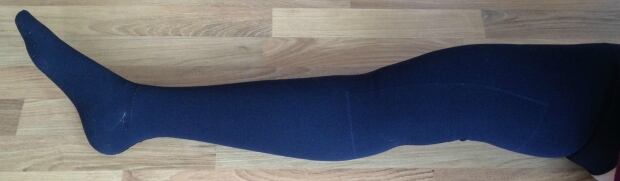 Amber Graveline compression stocking