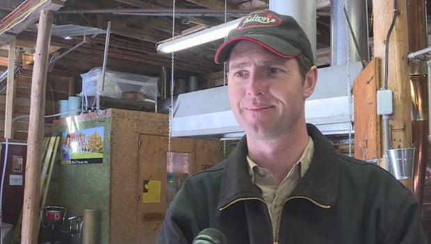 scott deugo fulton's maple sugar shack bush syrup producer