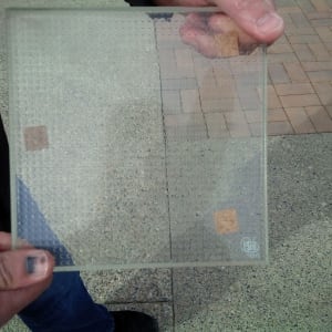 An example of what the walkway surface will look like