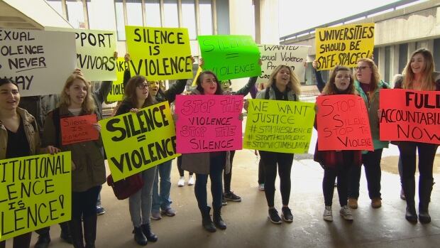 Brock students protest