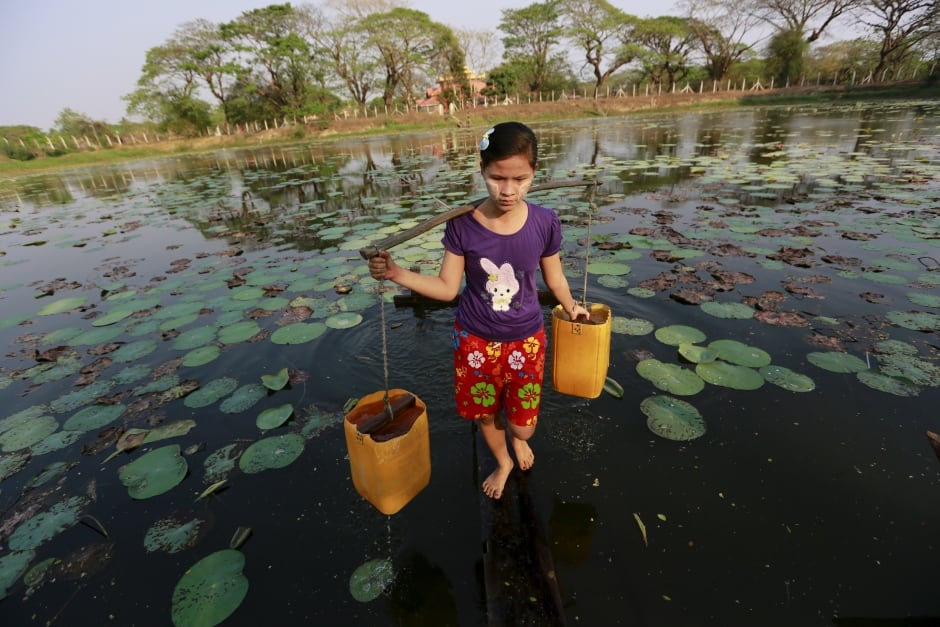 world water day March 2016 Burma water collection