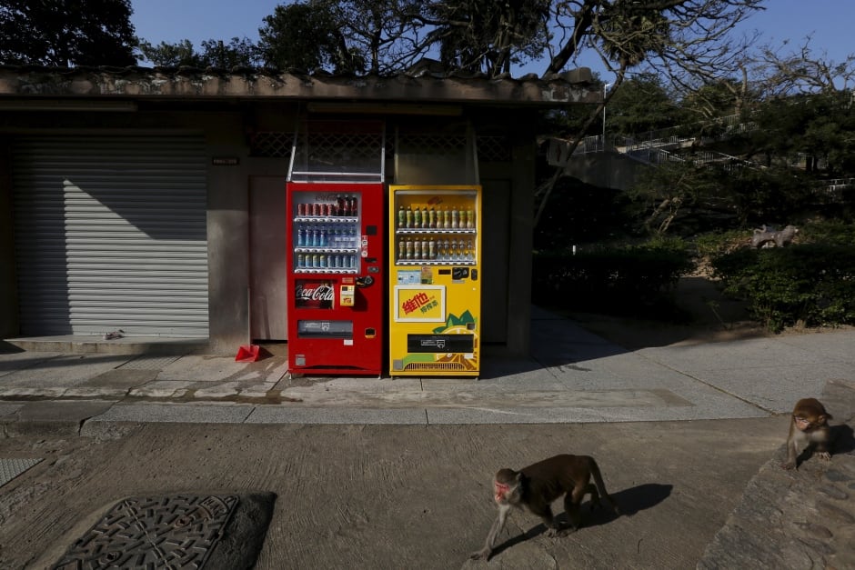 world water day Hong Kong vending machines Feb 2016