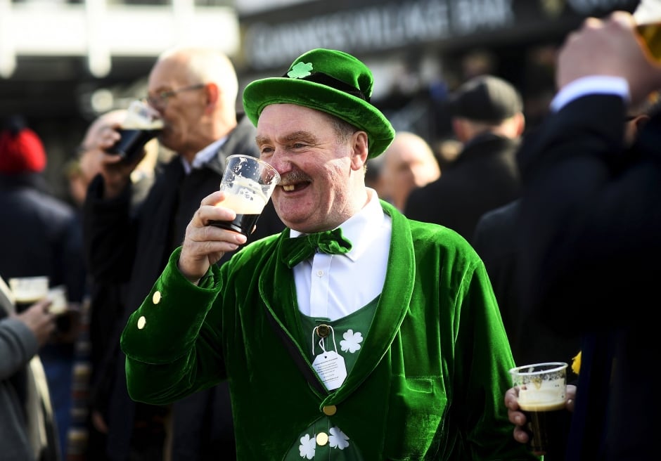 St patricks day Cheltenham festival UK March 17 2016
