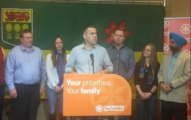 NDP Leader Cam Broten