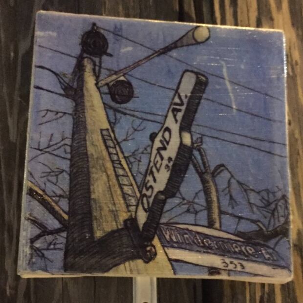 Molina's canvas paintings