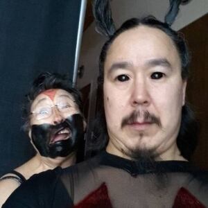 Vinnie Karetak and Rhoda Ungalaq