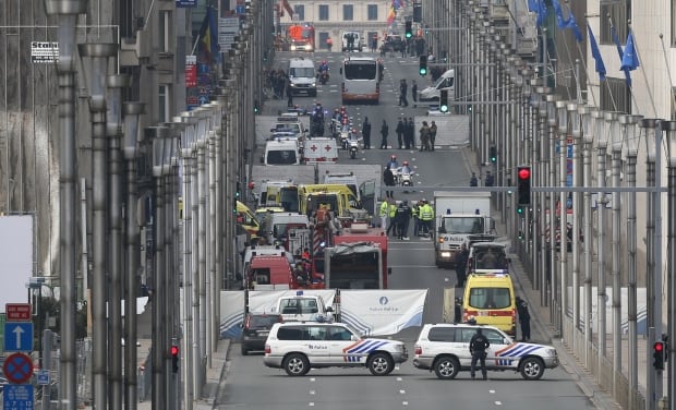 BELGIUM BRUSSELS METRO EXPLOSION